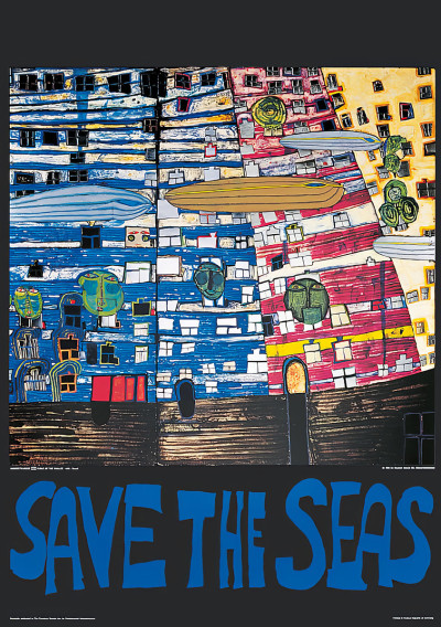 Rettet die Meere von Friedensreich Hundertwasser